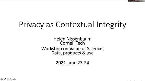 Privacy Issues | Helen Nissenbaum