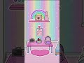 Neon Rainbow House 🌈| Toca Life World Build | Toca Boca House Ideas #shorts  #tocaboca  #tocalife