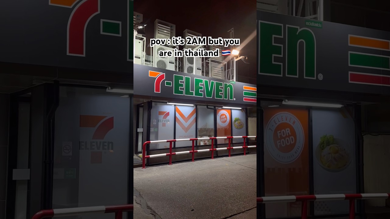 7-eleven is an experience🥤#thailand #7eleven #bangkok #youtubeshorts #travelvlog #trending #foodie