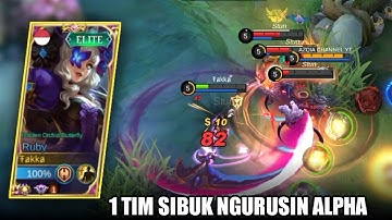 Ruby Tank Lock Hyper Alpha Sampe Frustasi | Build Ruby Tank Terkuat 2022 | Top 1 Global Ruby - MLBB