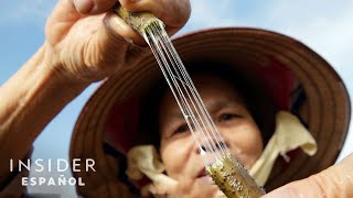 bufanda de seda de loto