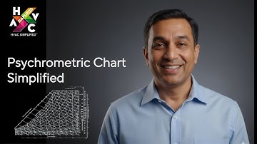 How to Read a Psychrometric Chart Simplified - Tutorial #01