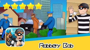 Robbery Bob SUBURBS Part6 Walkthrough Prison Bob Recommend index five stars