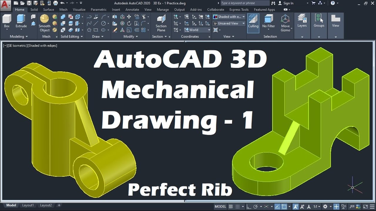 mechanical drawings in autocad