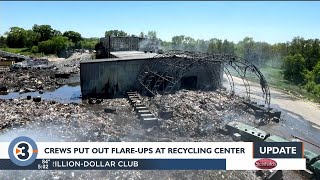 Multiple fire flare-ups reported at Columbia County recycling center over holiday weekend