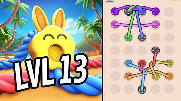 🪢 TWISTED TANGLE 🪢 Level 13 🧩 Gameplay Walkthrough