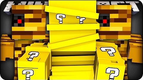 Minecraft - LUCKY BLOCK BOSS CHALLENGE - HORROR ! (Lucky Block Mod )