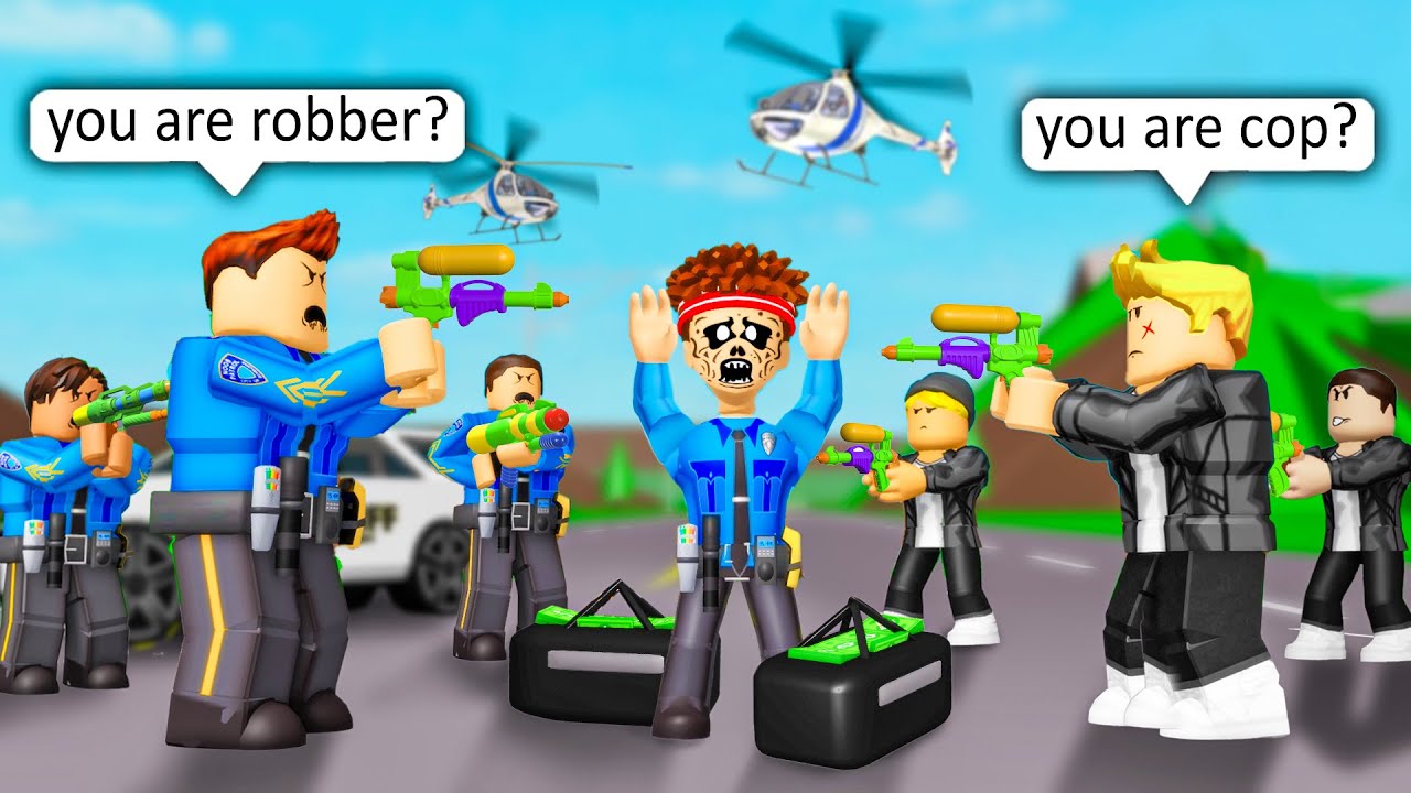 POLICE vs ROBBER 💰 (ROBLOX Brookhaven 🏡RP - FUNNY MOMENTS)
