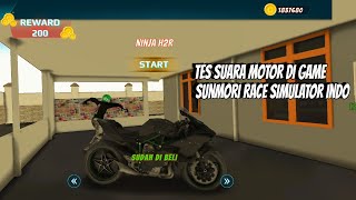 Tes Semua Motor di Game Sunmori Race Simulator Indo screenshot 2