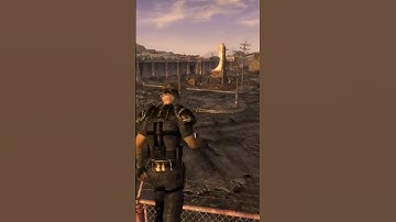 Het is verrassend gemakkelijk om achter dit hek vast te komen zitten #fallout #newvegas