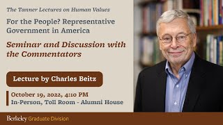 Tanner Lecture III - Seminar and Discussion