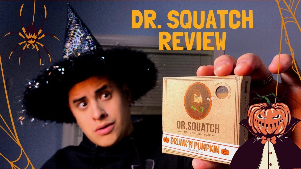 Dr. Squatch DRUNK'N PUMPKIN Bar Soap 5oz LIMITED EDITION! SOLD OUT!  Halloween