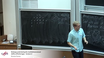 Ronnie Pavlov: Entropy and mixing for multidimensional shifts of finite type - lecture 2