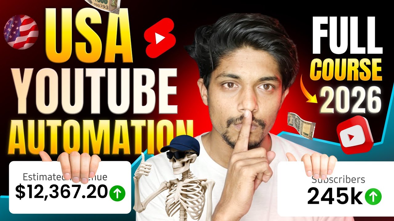 USA YouTube Automation Full Course 2026 | Complete Step-by-Step USA ...