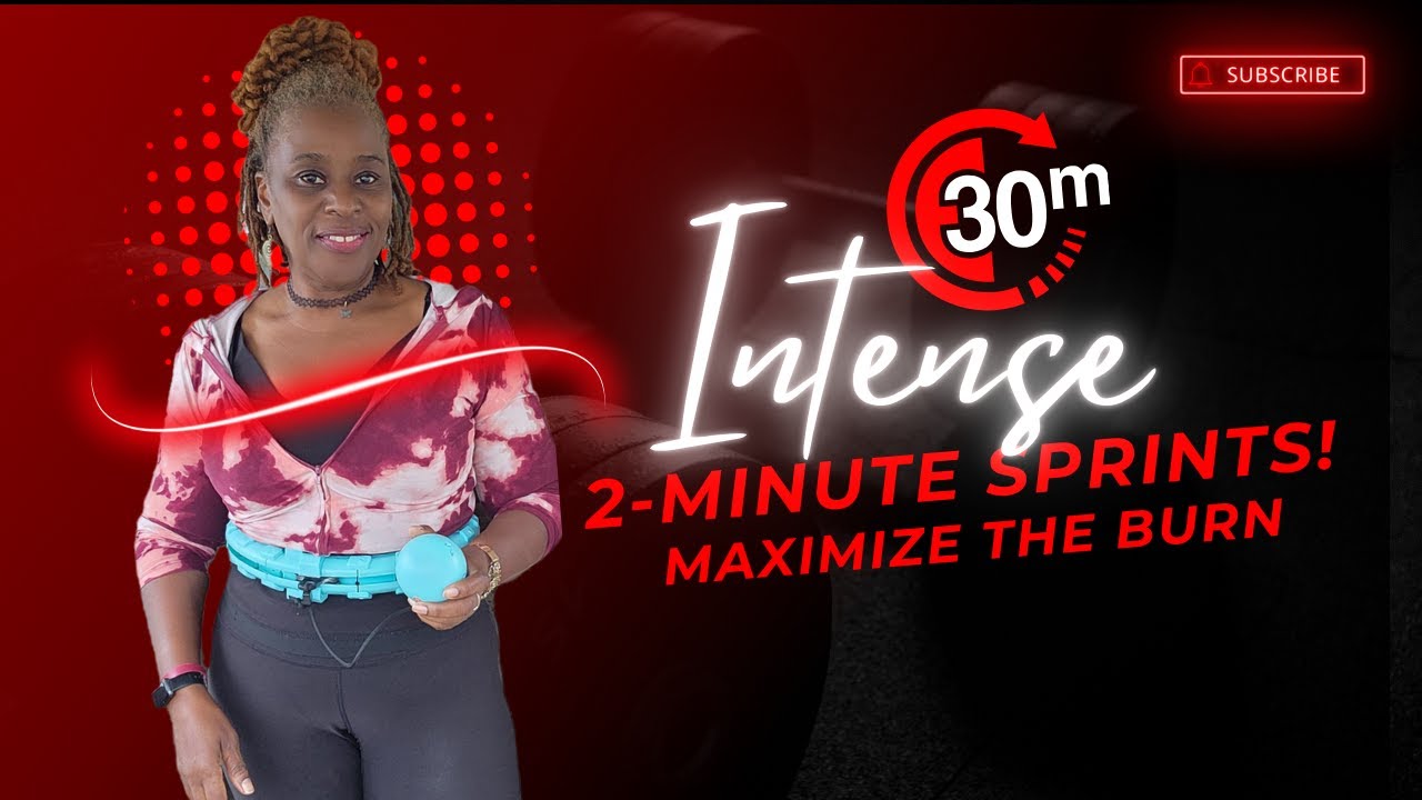 30-Minute Infinity Hoop Workout 🔥 Burn Fat Fast with 2-Minute Sprint ...