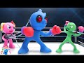 Tiny Gets Beaten At His Own Game - Funny Moment Stop Motion Animation Cartoons