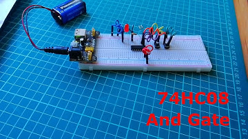 74HC08 ile Ve Kapısı Uygulama Devresi Yapımı