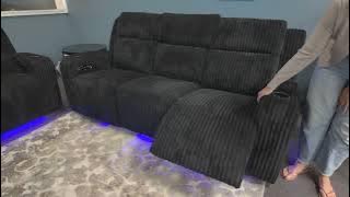 Forest Lake Power Reclining Sofa & Loveseat from Ashley Furniture – Immersive Audio Demo!
