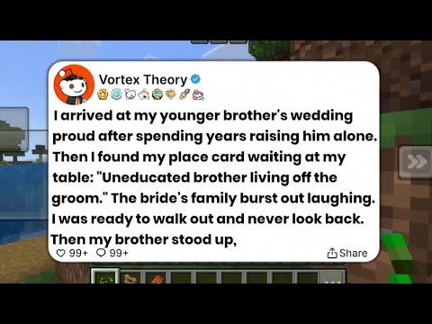 I arrived at my younger brother's wedding proud after spending years raising him alone.