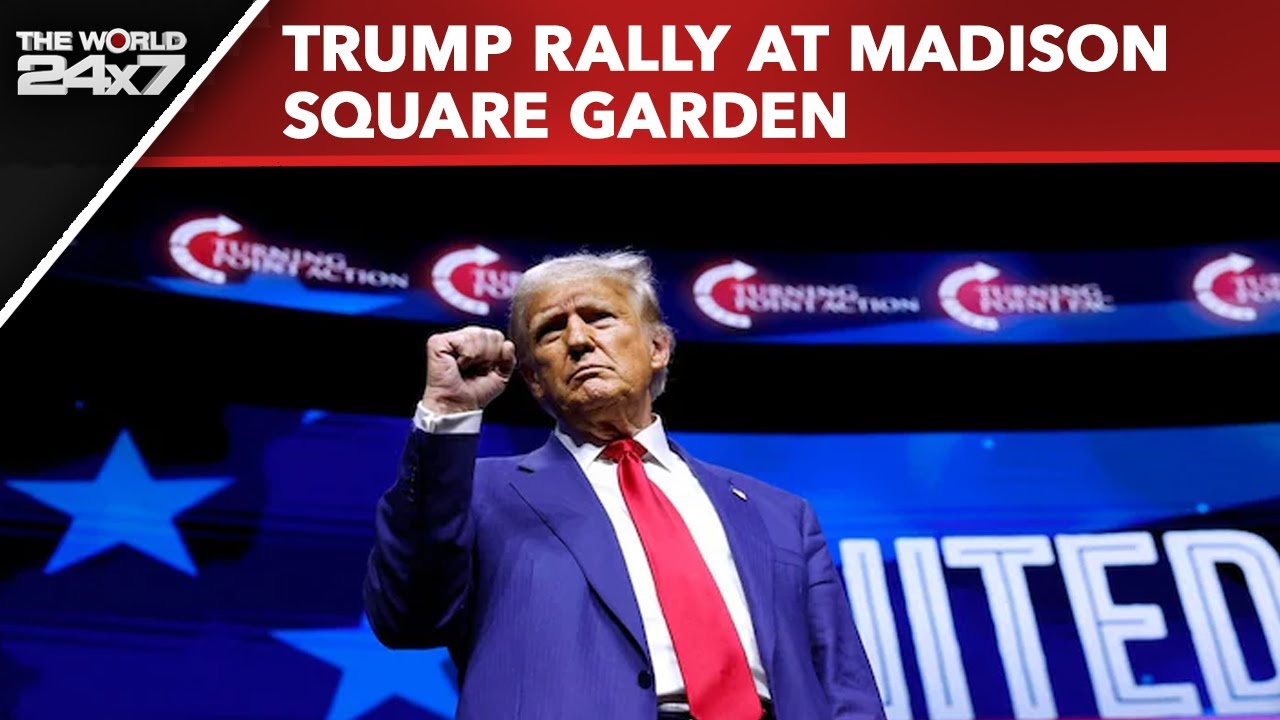 Trump Live | Trump Rally In Madison Square Garden Live | Trump Speech Live  | Trump News | US News