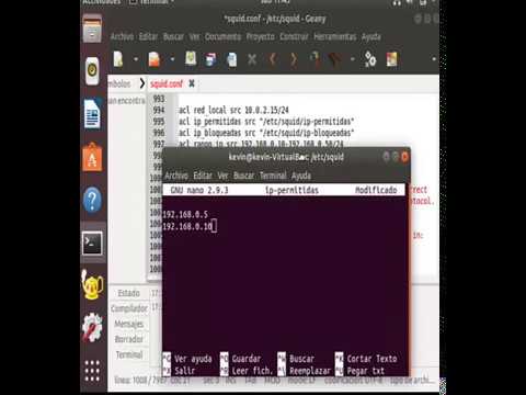 Configuracion de ACL utilizando Squid Proxy