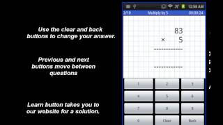 Mental Math workbook on Android screenshot 5