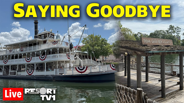 🔴Live: Saying Goodbye to the Liberty Belle Riverboat & Tom Sawyer Island - Walt Disney World