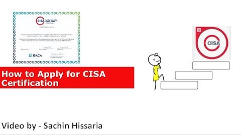 How to apply for CISA Certification - Sachin Hissaria