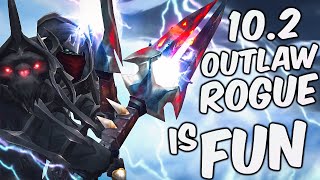 10.2 Outlaw Rogue PvP Dragonflight Gameplay 2v2 Arena