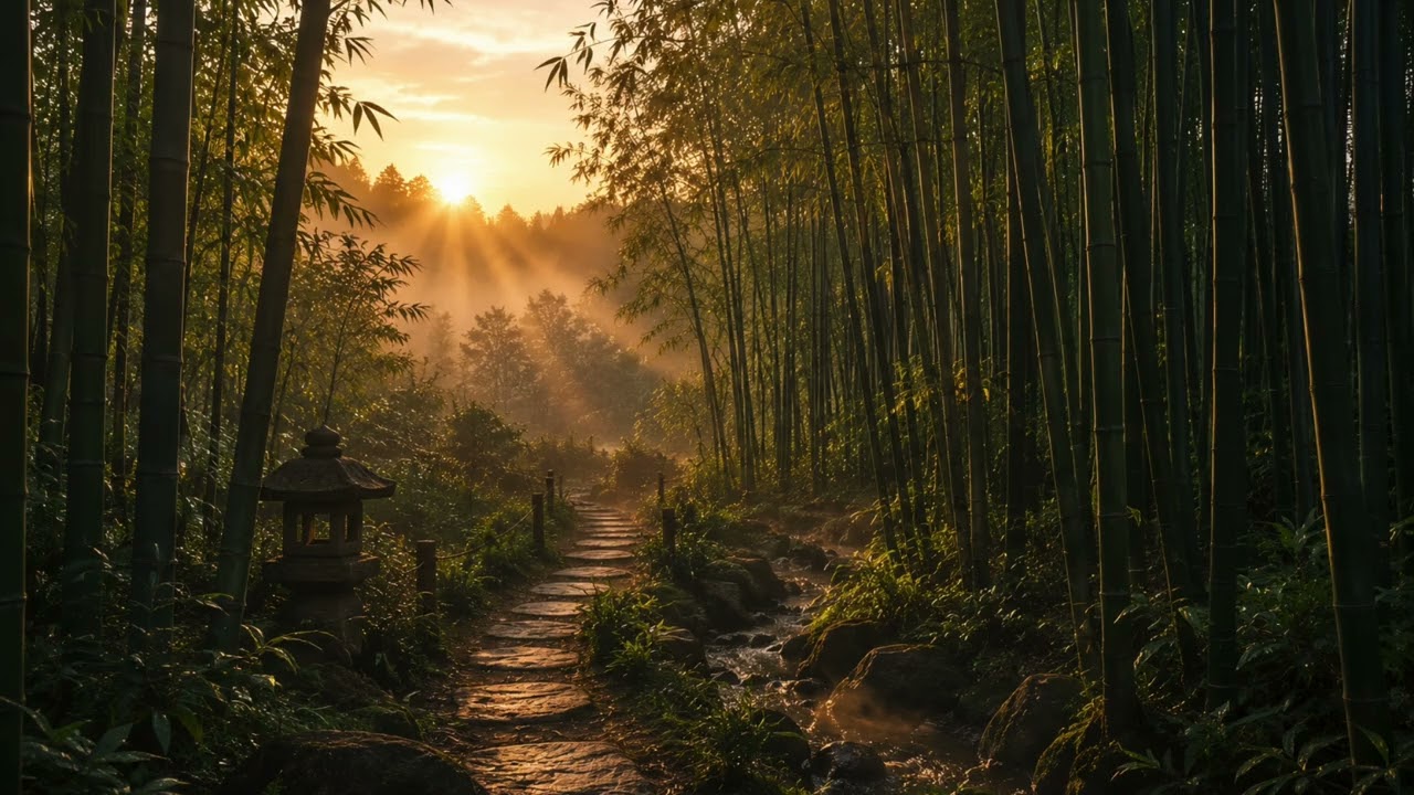 Study in a Bamboo Forest 🌿 | 432 Hz Nature Sounds for Deep Focus
