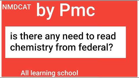 How to prepare chemistry for mdcat? | chemistry details by YouTube