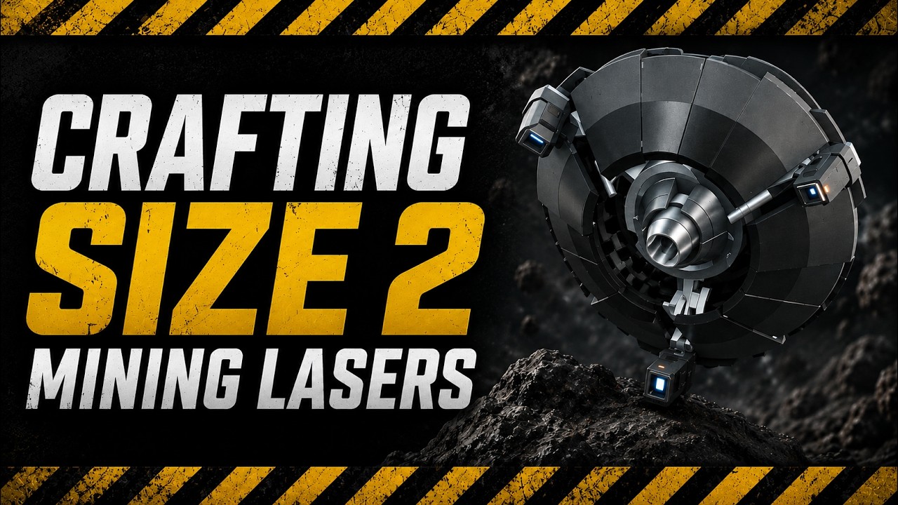 Crafting Size 2 Mining Lasers in Star Citizen 4.8 - YouTube
