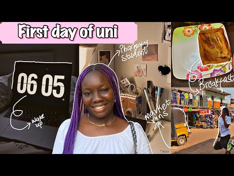 FIRST DAY OF UNI + GRWM + VLOG: Pharmacy Student Edition