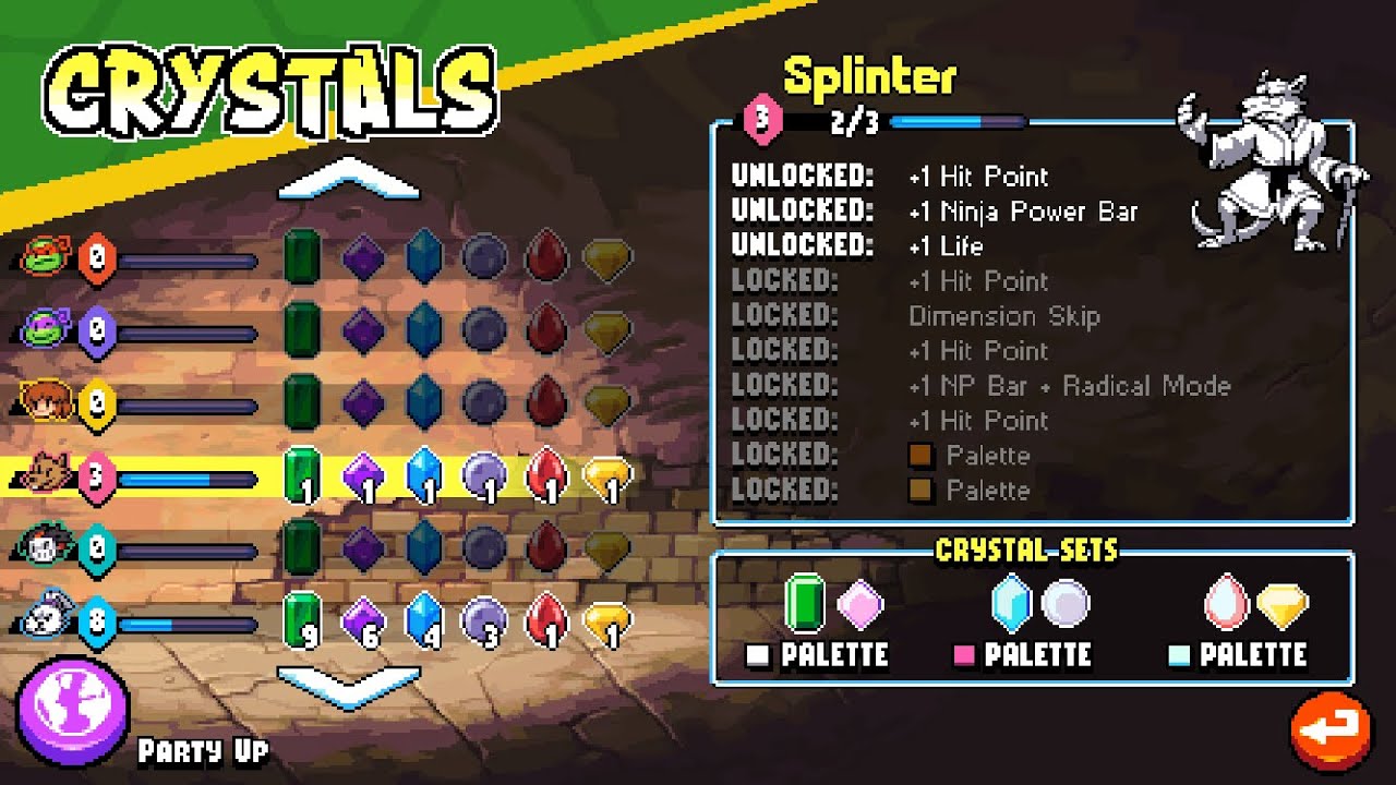 TMNT: Shredder's Revenge - Survival mode Super Shredder (as lvl 0 Splinter)