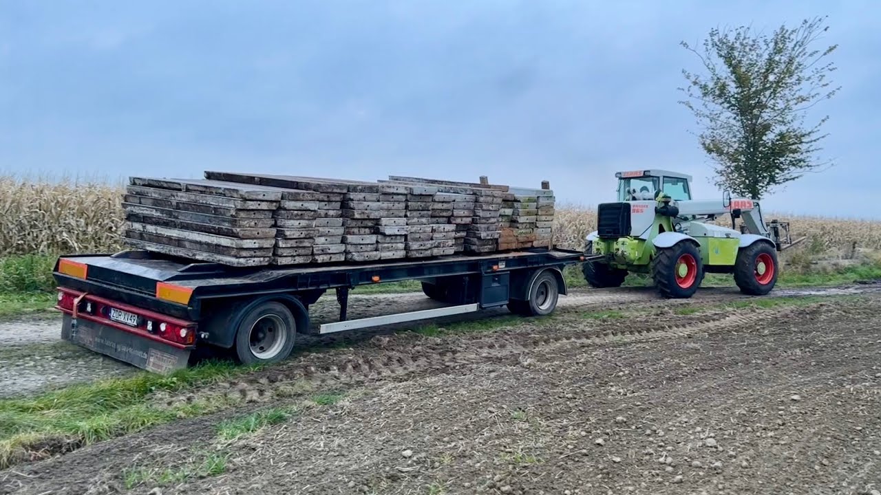 Claas Ranger 965 TESTY PRZY BETONIE - Silnik ZAJAZD 😂 Rolnik Łukasz 