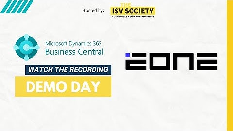 BC Demo Day - Connect Business Central and Every App with eOne