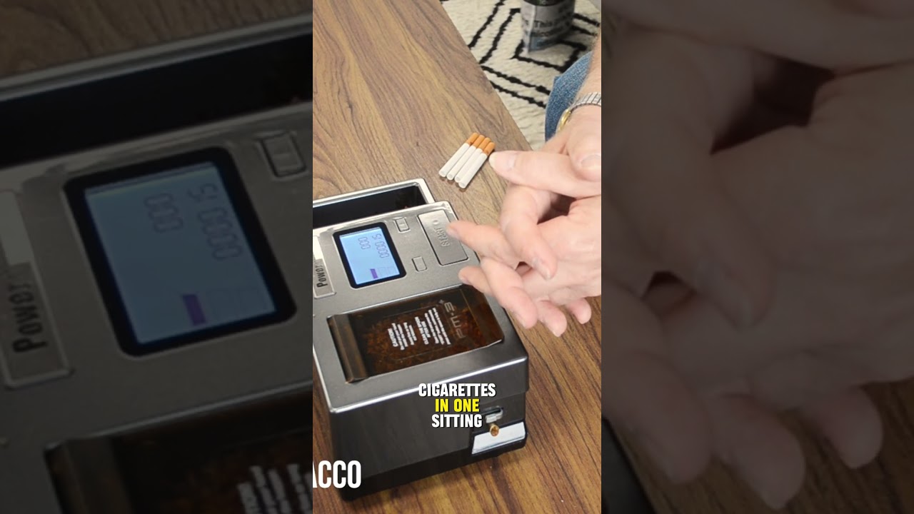 powermatic 3 cigarette machine video V: Tubes, Tobacco, Press, Enjoy! POWERMATIC II VS POWERMATIC III