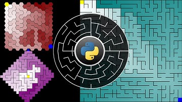 11 Algorithms to Generate Mazes  (python)