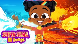 Super Sema vs The Elements: Fire + Ice Challenge | Volcano & Snow Adventures | Super Sema Stories