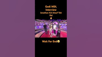 Godl and MDL Interview Khauf Toh Hai 😂🔥 #godlike #bgmi #jonathangaming #adminogaming