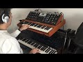 Jamming with a Minimoog Voyager and Oberheim OB-8