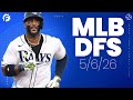 MLB DFS Picks & Strategy for DraftKings & FanDuel (5/6/26) EARLY SLATE