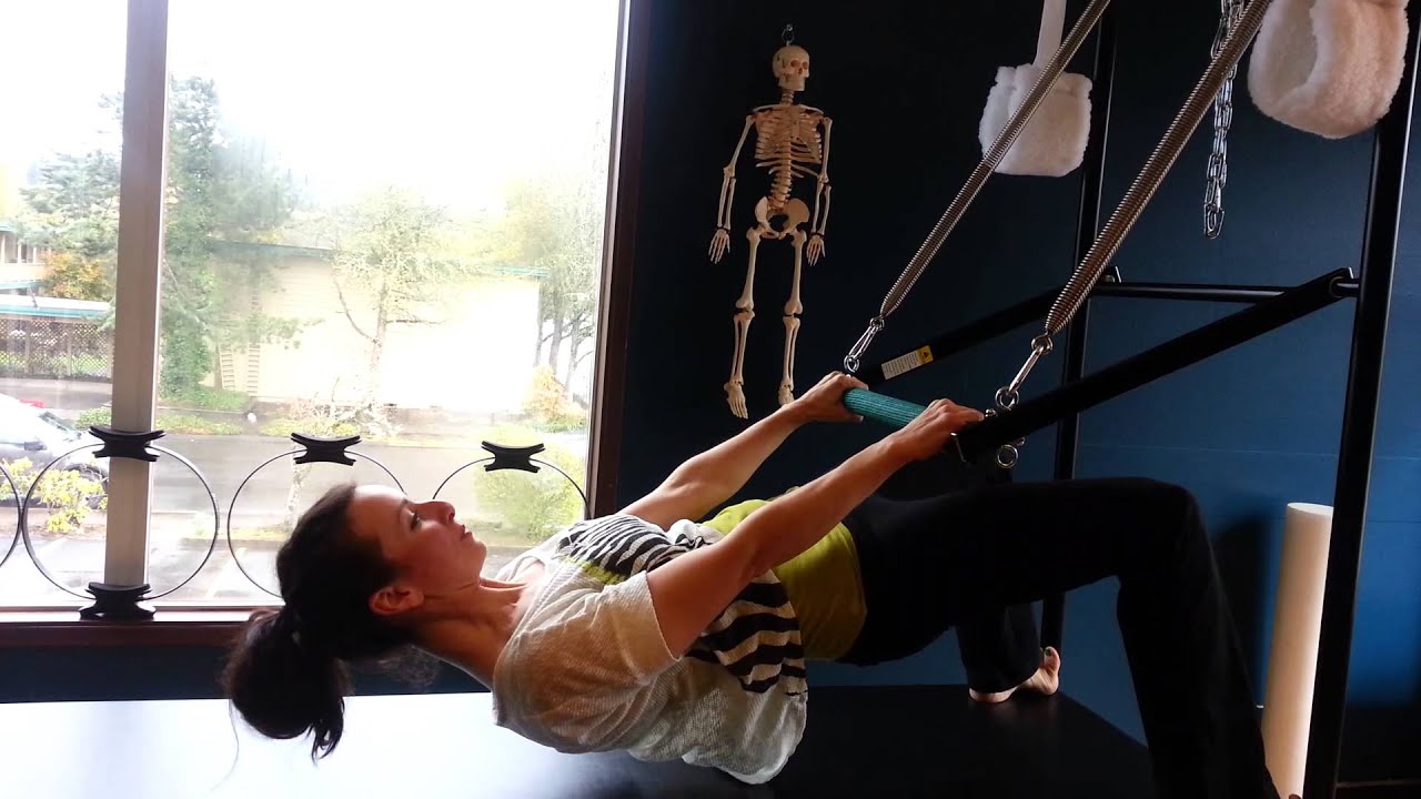 Fusion Movement Pilates: Bridge on Cadillac (Stott)
