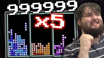 I Maxed Out NES Tetris 5 Times In A Row