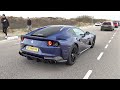 Ferrari 812 Superfast with Novitec Straight Pipes Exhaust! Revs & Accelerations!
