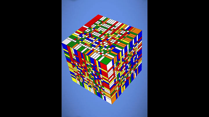 20x20 Rubik’s Cube Solve!!!