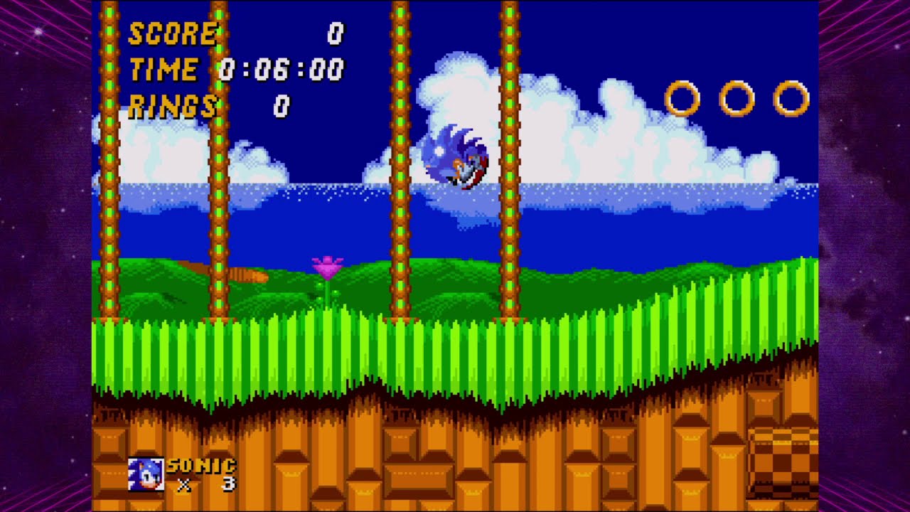 Sonic 2: Full Throttle; drill dive/ hammer drop attack.