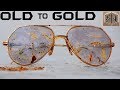 Vintage Italian Sun Glasses - GOLD PLATING Restoration