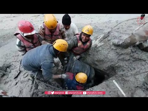 Man rescued in India river torrent disaster