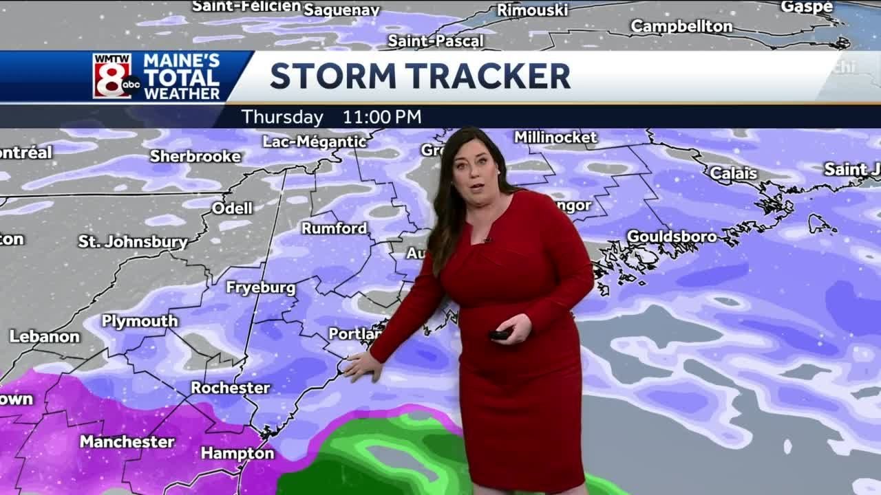 Second round of snow on the way - YouTube
